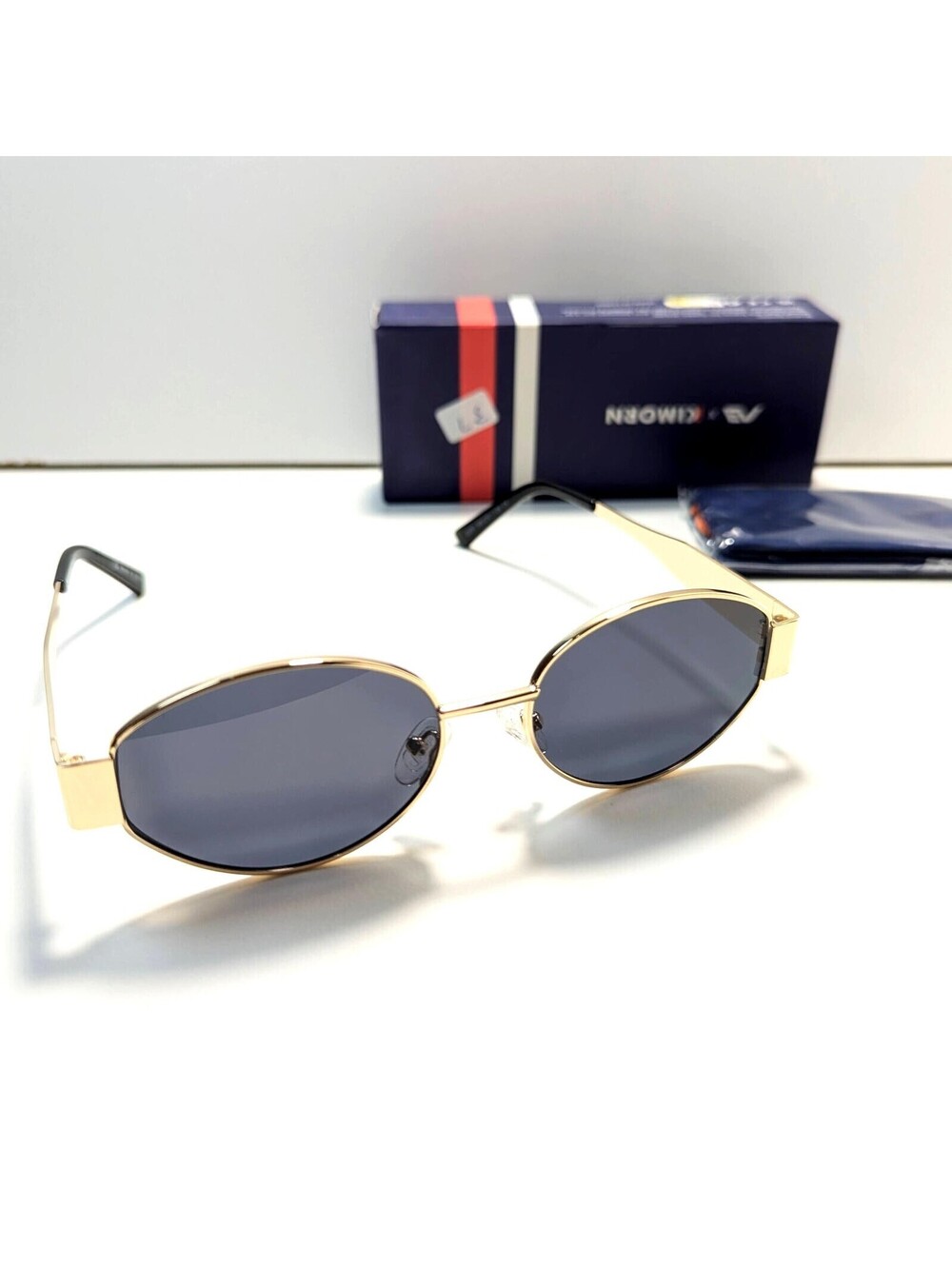 Kimorn Fashion Metal Oval Tinted Sunglasses Outdoor Eyewear 2281 Size: 58-20-138